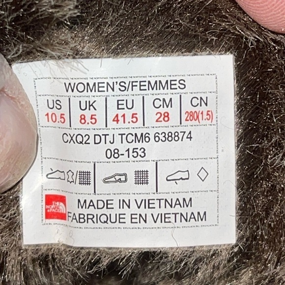 The North Face Shellista Tall Boots Size 10.5 GUC - Picture 10 of 12